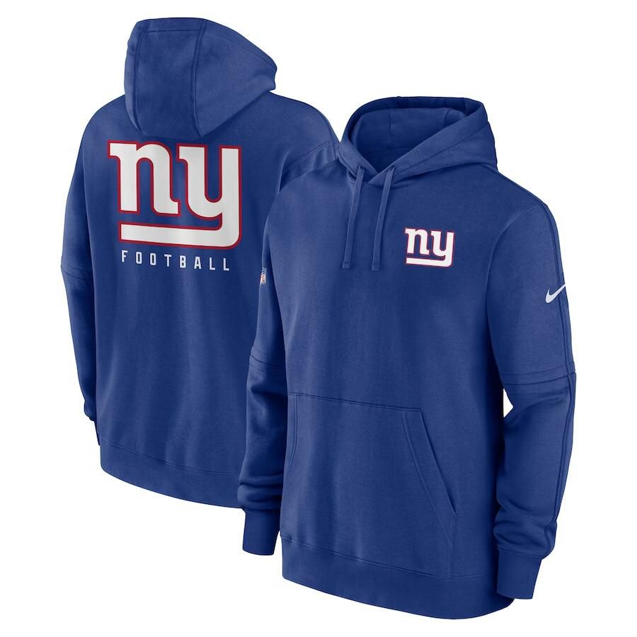 Men 2023 NFL New York Giants blue Sweatshirt style 1